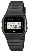 Zegarek CASIO Unisex F-91WB-1AVEF + BOX