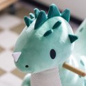 CLASSIC WORLD Miękki Pluszowo-Drewniany Bujak Dinozaur na Biegunach