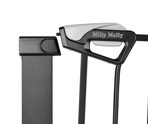Milly Mally Bramka zabezpieczająca Barierka na schody z rozszerzeniami Guardy 118 Black