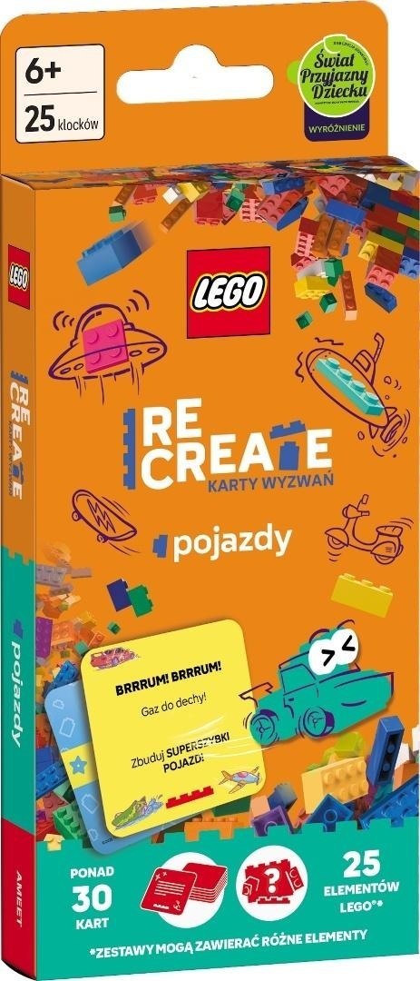 Lego Recreate. Karty wyzwań. Pojazdy