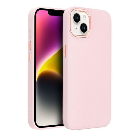 Futerał do Xiaomi Redmi Note 11 / 11S Frame pudrowy róż
