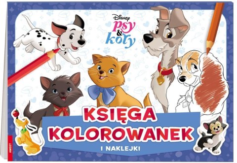 Disney Psy & Koty. Księga kolorowanek
