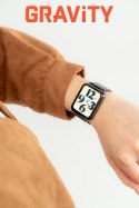 Smartwatch Gravity Biało Czarny 2 Paski GT17-8