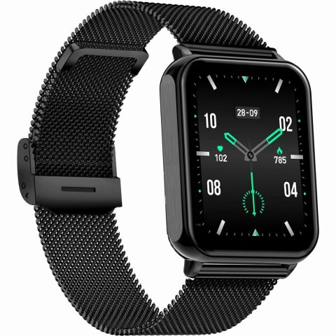 Smartwatch Gravity Biało Czarny 2 Paski GT17-8