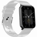 Smartwatch Gravity Biało Czarny 2 Paski GT17-8