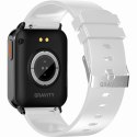 Smartwatch Gravity Biało Czarny 2 Paski GT17-8
