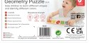 CLASSIC WORLD Drewniana Układanka Geometryczna MONTESSORI Sorter Kształtów Nauka Kolorów 6el.