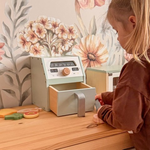 TOOKY TOY Drewniany Air Fryer Frytkownica Beztłuszczowa