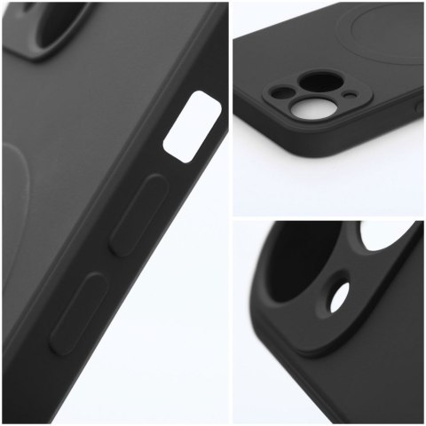 Futerał do Samsung A26 Silicone Mag Cover zgodny z MagSafe czarny
