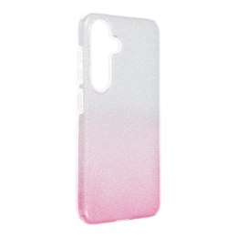 Futerał do Samsung S24 Shining transparentny różowy