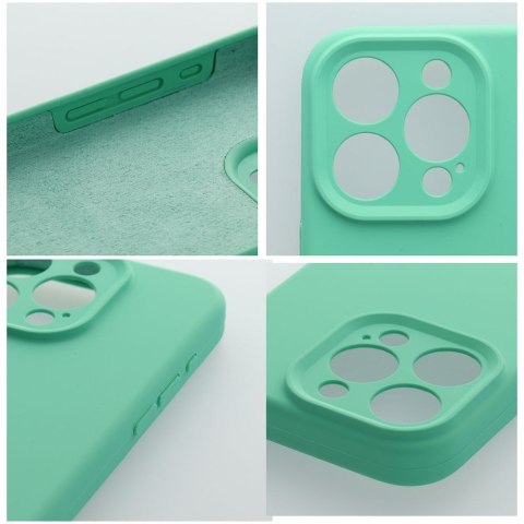 Futerał do iPhone 13 Silicone 2mm miętowy