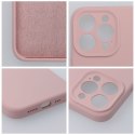 Futerał do iPhone 15 PRO Silicone 2mm pudrowy róż