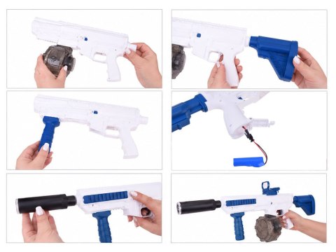 Elektryczny Karabin na Wodę M416 pistolet AUTOMAT - daleki zasięg ZA6162