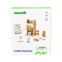 TOOKY TOY Drewniany Zestaw Do Kawy - Ekspres Baristy