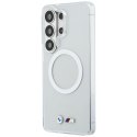 BMW futerał do SAMSUNG S26 Ultra BMHMS26L25HSMLKT (Magnetic IML Shockproof W/ Metal Logos) transparentny