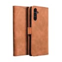 Etui z klapką na Samsung A13 4G Tender Book brązowe
