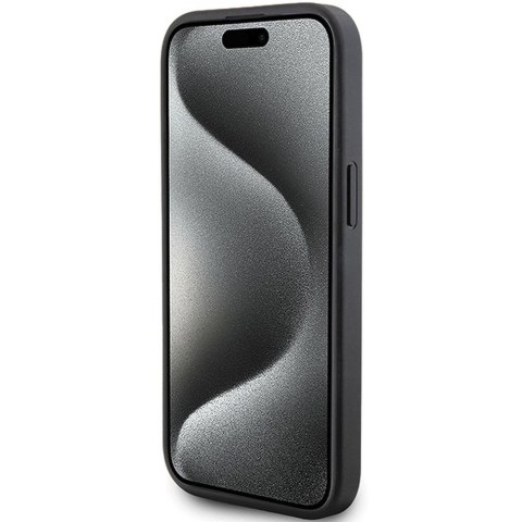 KARL LAGERFELD futerał do IPHONE 15 KLHCP15SPQKPMK (Quilted Pattern) czarny