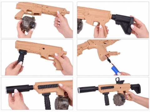 Elektryczny Karabin na Wodę M416 pistolet AUTOMAT - daleki zasięg ZA6162