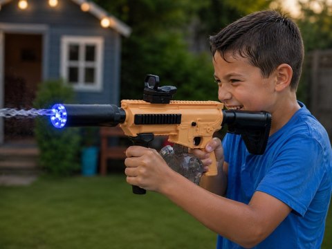 Elektryczny Karabin na Wodę M416 pistolet AUTOMAT - daleki zasięg ZA6162