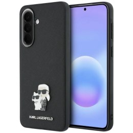 KARL LAGERFELD futerał do SAMSUNG A37 KLHCSA37PSAKCMPK (Saffiano W/ K&C Metal Logo) czarny