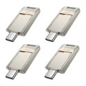 Pendrive 128GB USB 3.0 (USB C) Hoco UD17 nikiel