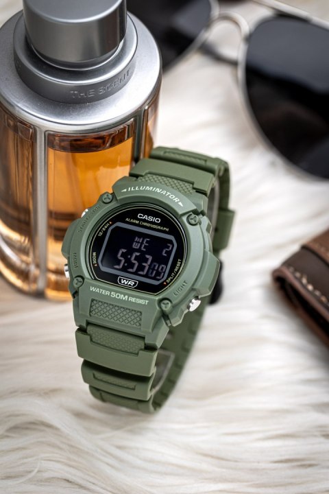ZEGAREK MĘSKI CASIO W-219HC-3BVDF + BOX