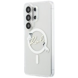 KARL LAGERFELD futerał do SAMSUNG S26 Ultra KLHMS26L5HKSCAH (Magnetic IML KC Script) transparentny