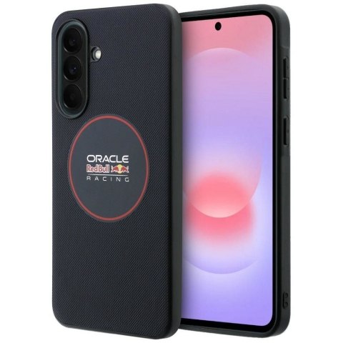 RED BULL futerał do SAMSUNG A37 RBHCA3724PUILVR (Meshed PU Red Ring & Metal Buttons) granatowy