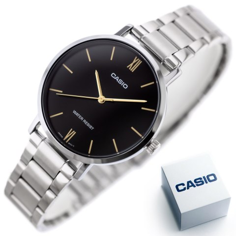 ZEGAREK DAMSKI CASIO LTP-VT01D-1B KLASYKA + BOX