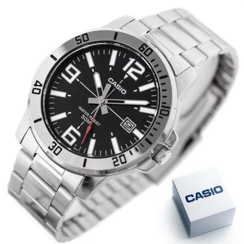 ZEGAREK MĘSKI CASIO MTP-VD01D-1BV + BOX