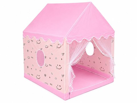 Pastelowy Domek Marzeń dla Dziewczynki Namiot do Zabawy 120x100x130 ZA6156