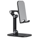 Uchwyt na telefon / tablet biurkowy składany Hoco (4,7" - 13") PH34 czarny