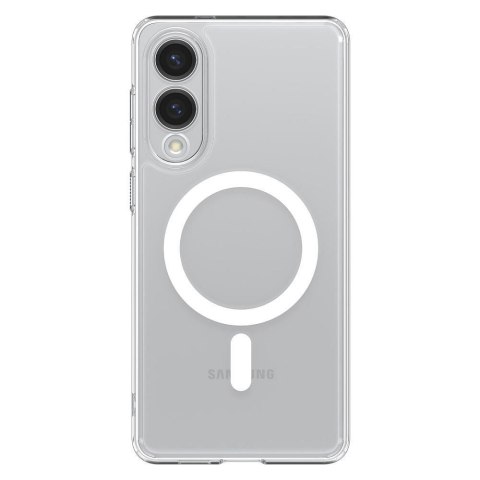 SPIGEN futerał ULTRA HYBRID MAG kompatybilny z MagSafe do SAMSUNG S25 Edge clear white