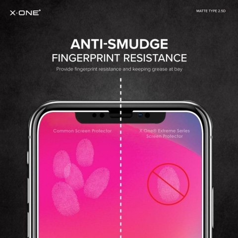 Szkło hartowane X-ONE Full Cover Extra Strong Crystal Clear - do iPhone 13/13 Pro/14/16e / 17e (full glue) czarny