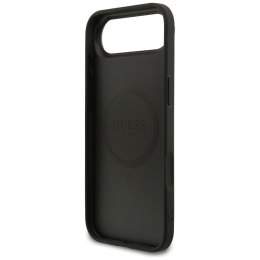 GUESS futerał do IPHONE 17 Air kompatybilny z MagSafe GUHMP17MG4GFRK (PU 4G Ring Classic Logo) czarny