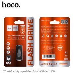 Pendrive 128GB USB 3.0 (USB A) Hoco UD5 szary