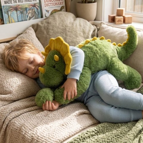 WOOPIE Pluszak Obciążeniowy Dinozaur Antystresowy Sensoryczny Ciężkomiś Przytulanka 65cm 1,5 kg