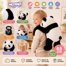 WOOPIE Pluszak Obciążeniowy Panda Antystresowy Sensoryczny Ciężkomiś Przytulanka 65cm 1,5 kg