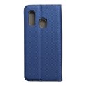 Etui z klapką na Samsung A40 Smart Case Book granatowe