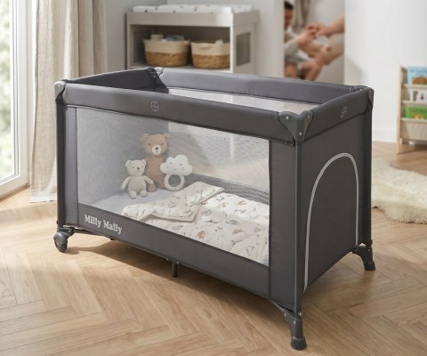Milly Mally Łóżeczko turystyczne Mirage Dark Grey