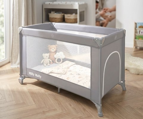 Milly Mally Łóżeczko turystyczne Mirage Grey