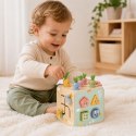 TOOKY TOY Drewniana Wiosenna Kostka Edukacyjna 5w1