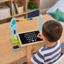 TOOKY TOY Duża Drewniana Tablica Dwustronna Magnetyczna+ Kredowa
