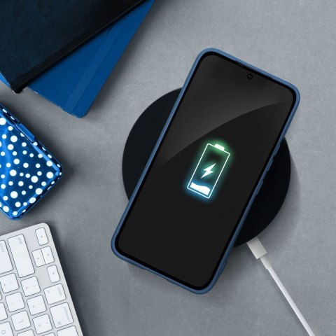 Futerał do Samsung A25 5G Silicone niebieski