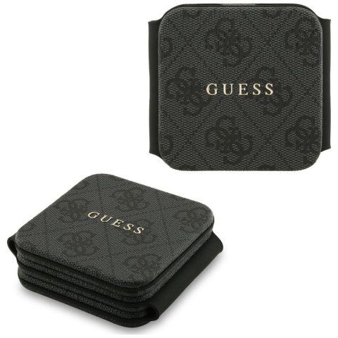 Ładowarka indukcyjna 3w1 zgodna z MagSafe 15W GUESS GUE005439 czarna