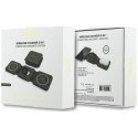 Ładowarka indukcyjna 3w1 zgodna z MagSafe 15W GUESS GUE005439 czarna
