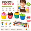 Viga Drewniane Ciasteczka Babeczki 4szt