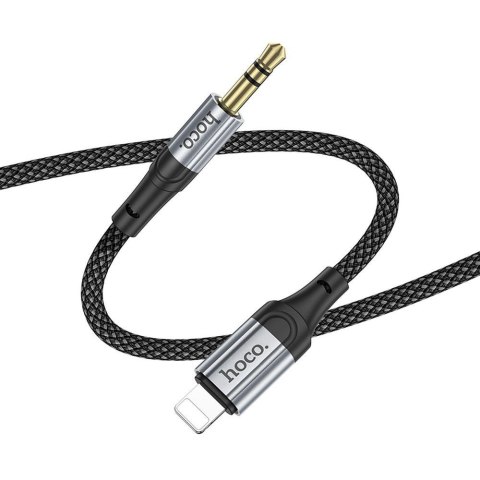Kabel AUX Lightning do Jack 3,5 mm Hoco 1 m UPA26 czarny