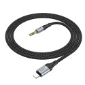 Kabel AUX Lightning do Jack 3,5 mm Hoco 1 m UPA26 czarny