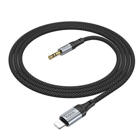 Kabel AUX Lightning do Jack 3,5 mm Hoco 1 m UPA26 czarny